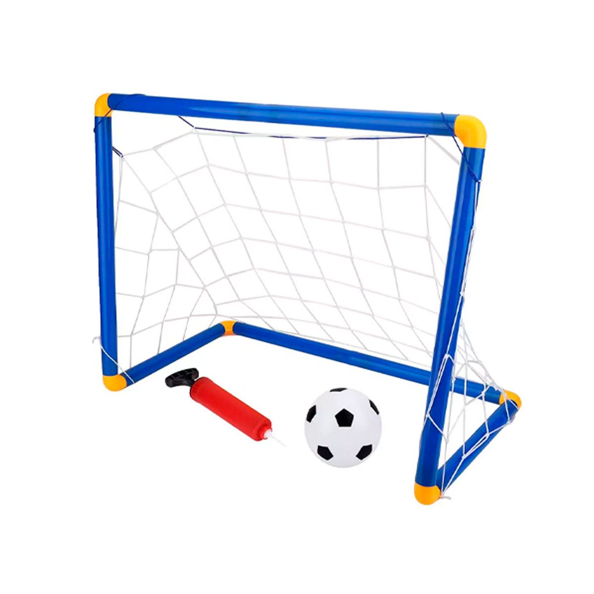 SDFIT - Arco De Fútbol Infantil Plegable + Pelota 14 Cm