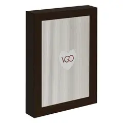 VGO - Marco madera tipo box Negro 20x25 cm Negro