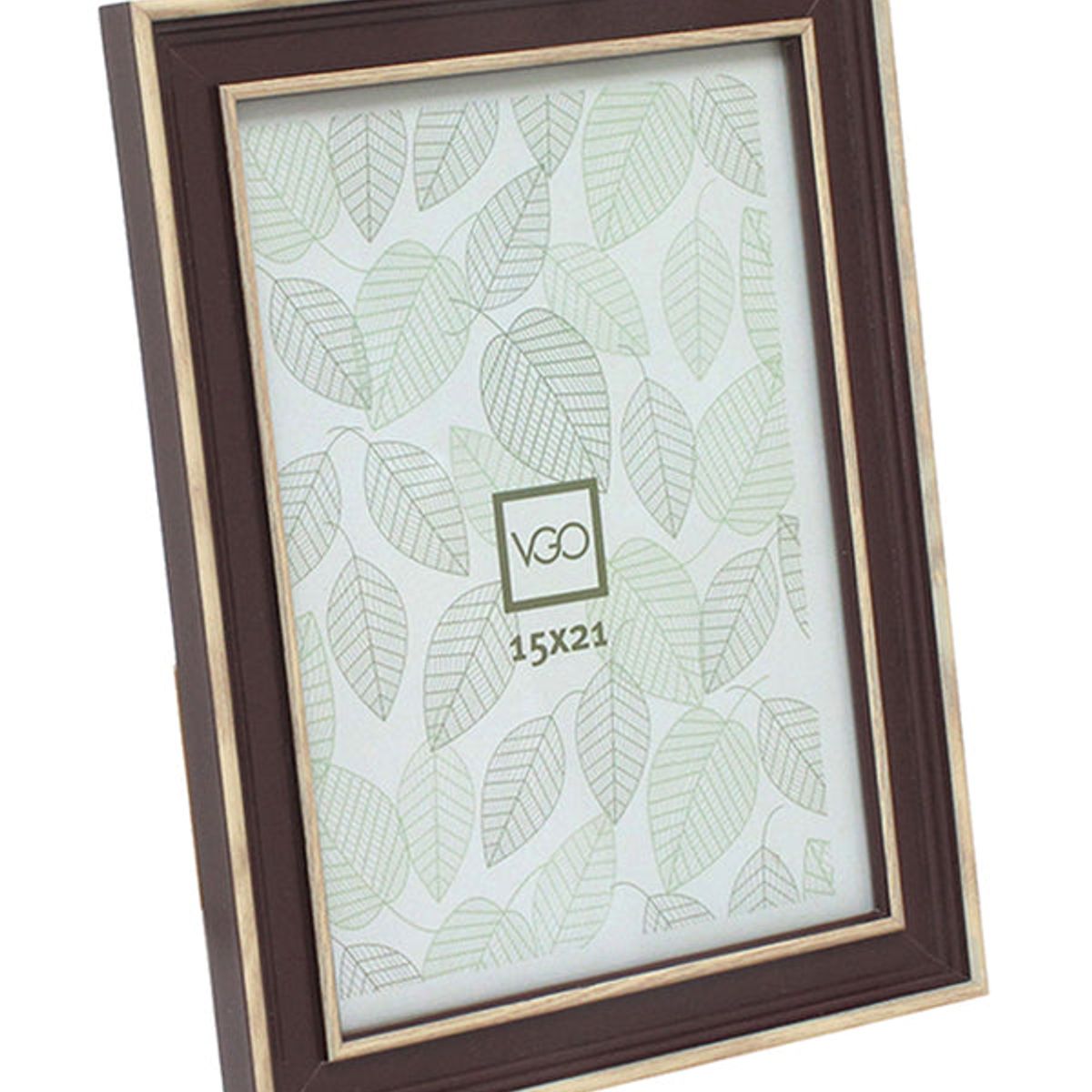 VGO - Marco simil madera combinado Marron 10x15 cm Marron Vgo