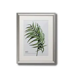 VGO - MARCO MAD CON PASPARTÚ 20x30 SIN PASPARTÚ 25x35 Plateado