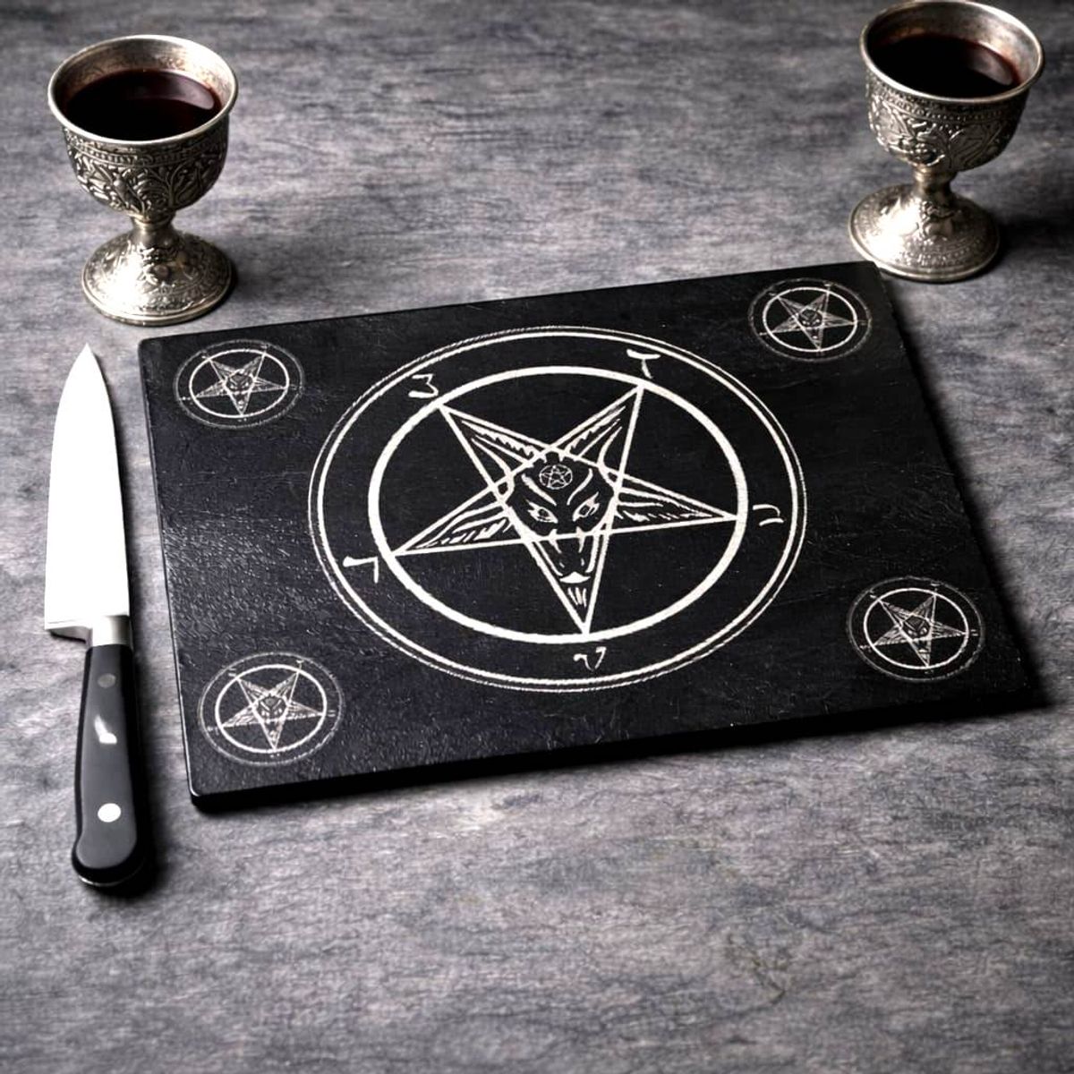 GENERICO - TABLA DE CORTAR DISEÑO PENTAGRAMA