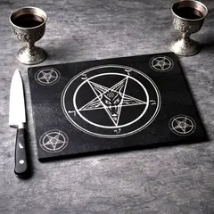 GENERICO - TABLA DE CORTAR DISEÑO PENTAGRAMA