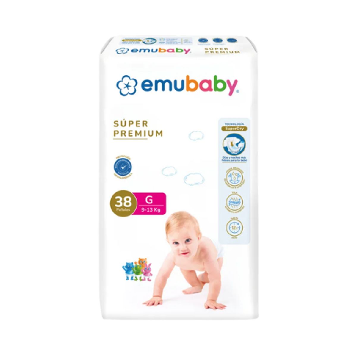 EMUBABY - Pañal Emubaby Super Premium G 38