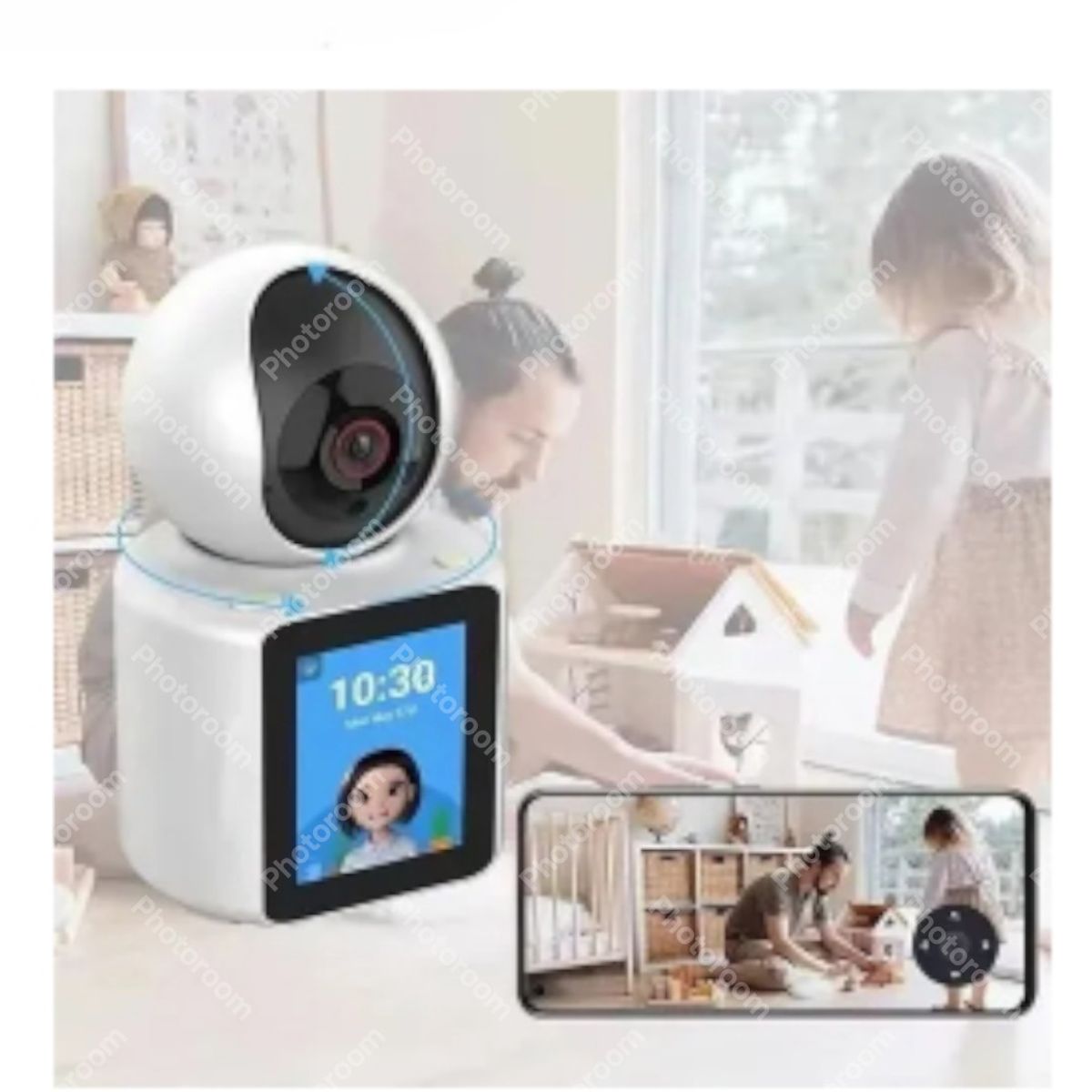 ANGELES DEL HOGAR - CÁMARA DE VIGILANCIA 3MP 355°MOTION IOS 1080P CONTROL