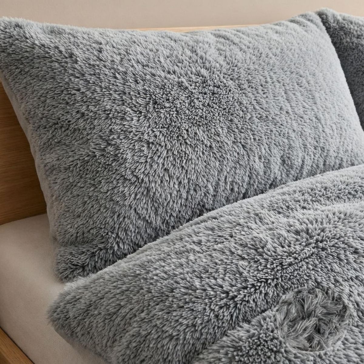 GENERICO - Cobertor King Peludo Con Chiporro + 2 Fundas Almohada - Multicolor - King
