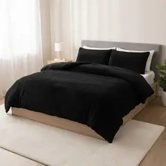 GENERICO - Cobertor Peludo Con Chiporro De 1.5 Plaza + 1 Funda Almohada - Multicolor - 1,5 Plazas