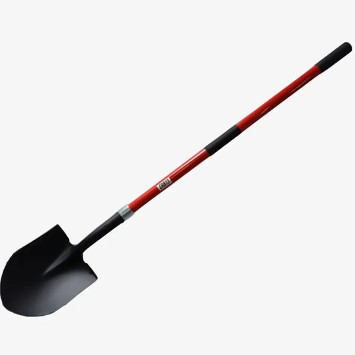 GENERAL - Set 06und Pala Punta Huevo Mango Fibra De Vidrio Largo Grosver