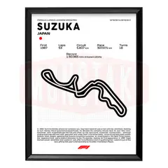 GENERICO - Cuadro Formula 1 Suzuka Japón Grand Prix
