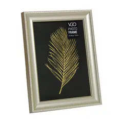 VGO - Marco plástico metalizado Champagne 10x15 cm Champagne