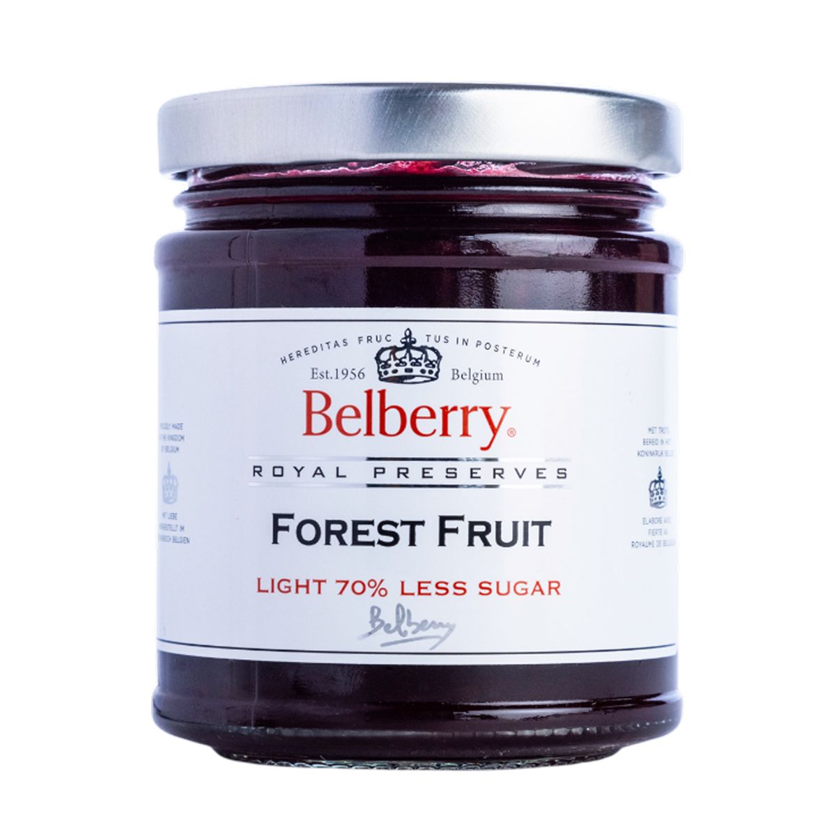 BELBERRY - Mermelada Frutos del Bosque sin azúcar Belberry 1 x 210 gr