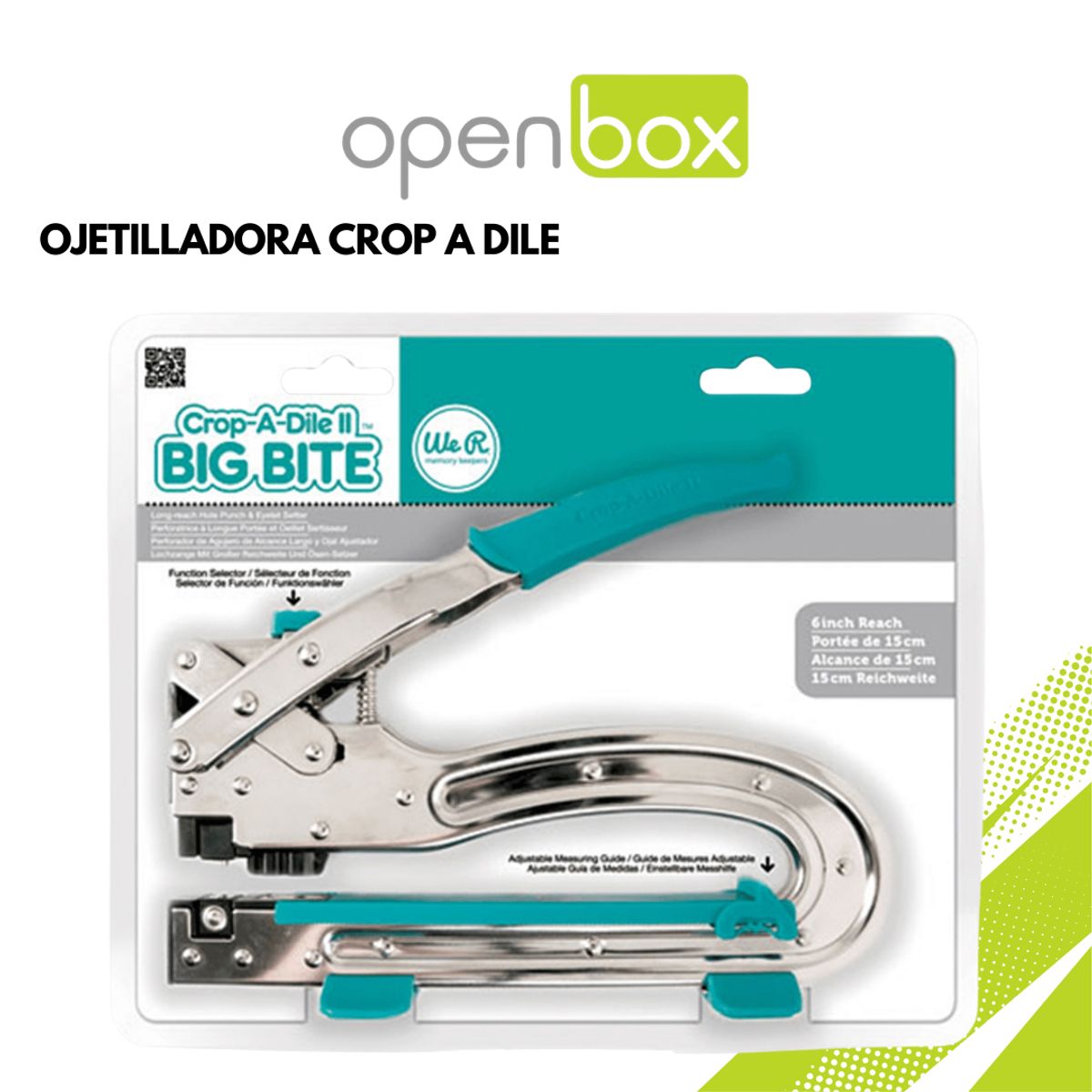 GENERICO - Ojetilladora y perforadora Big Bite OPEN BOX