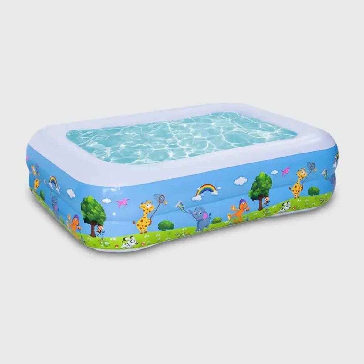 GENERICO - Piscina Inflable Rectangular Verano 120 X 85 X 32cm Azul