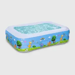 GENERICO - Piscina Inflable Rectangular Verano 120 X 85 X 32cm Azul