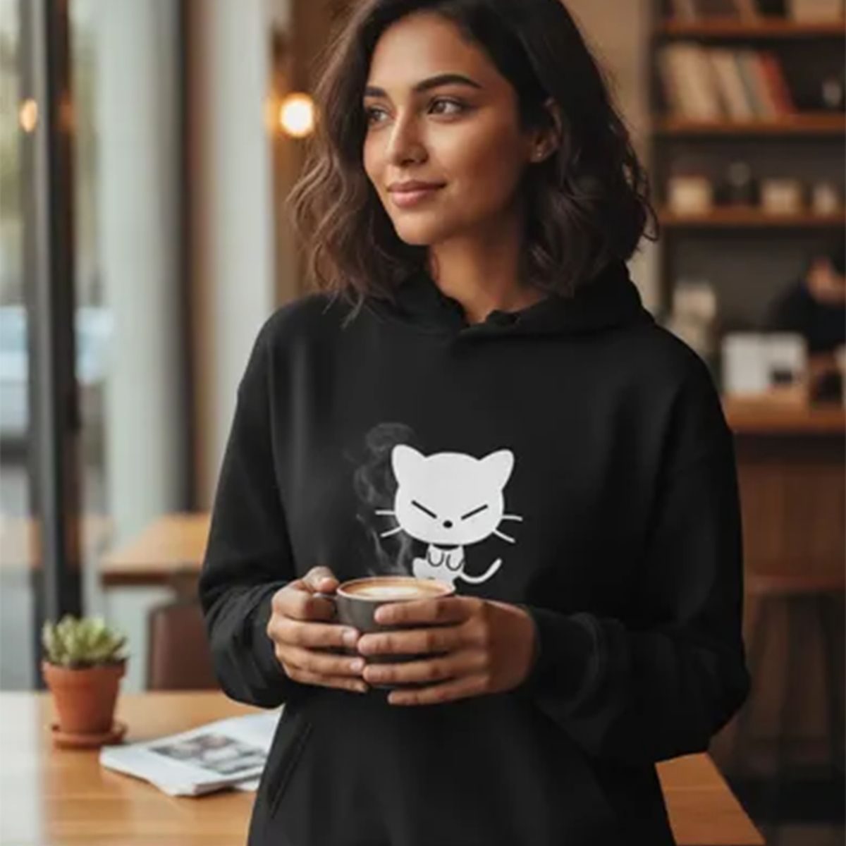 MARITEX - Poleron Sueter Kawai Gatito Ninja  Artes Marciales Gatunas