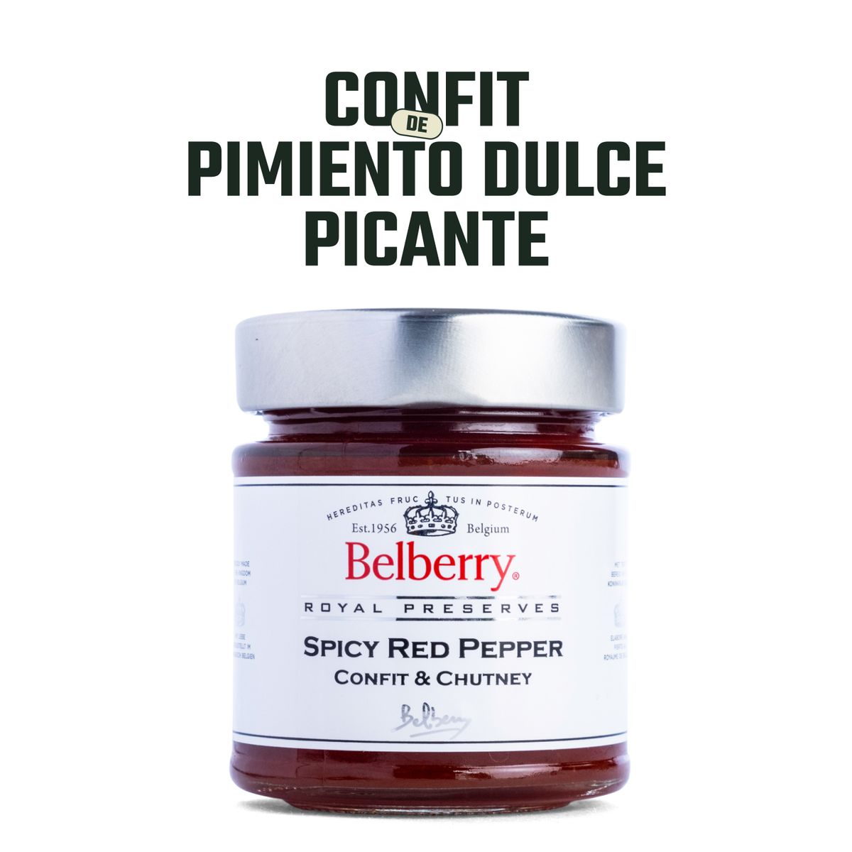 BELBERRY - Confit Chile Dulce Belberry 1 x 180 gr