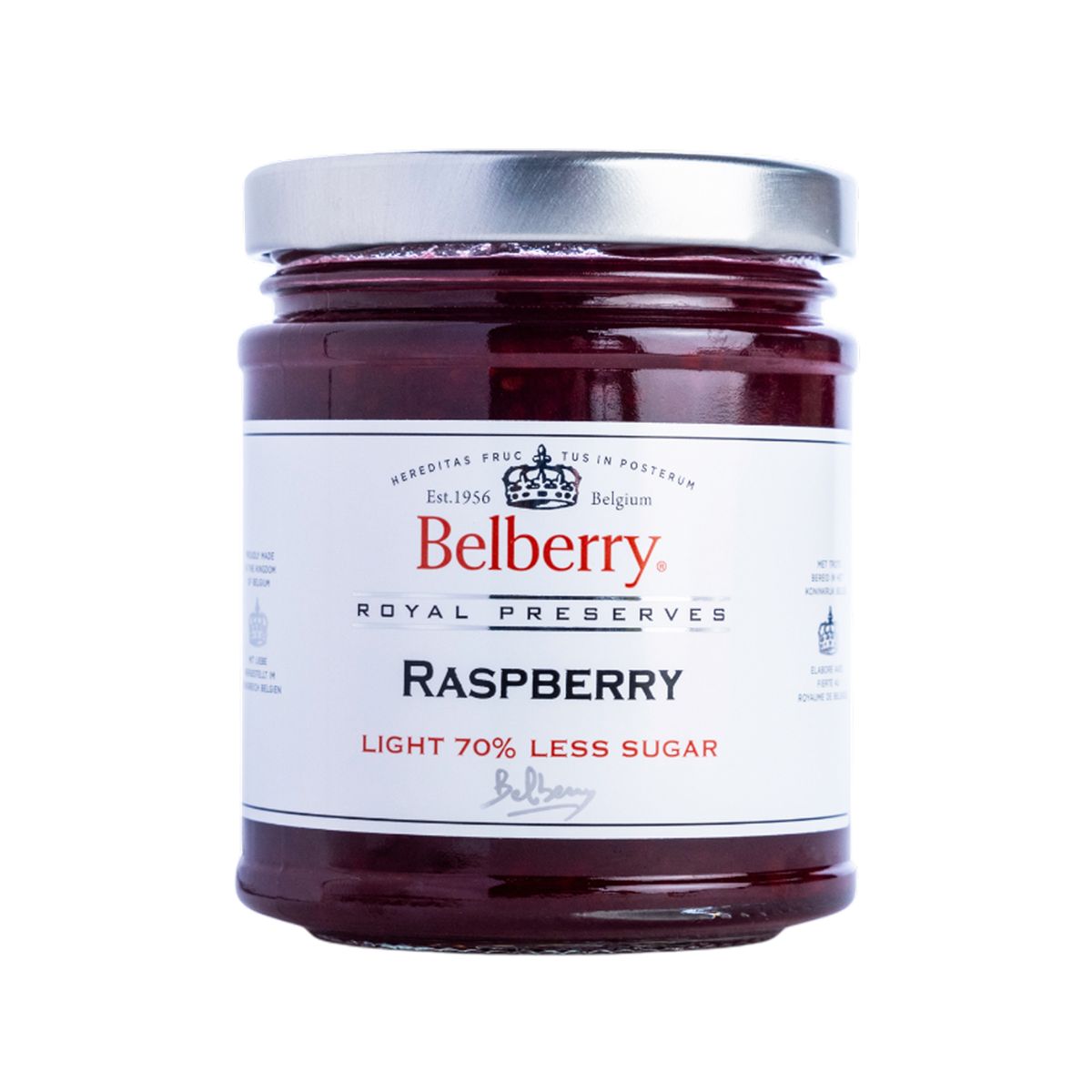 BELBERRY - Mermelada de Frambuesa bajo en azúcar Belberry 1 x 210 gr