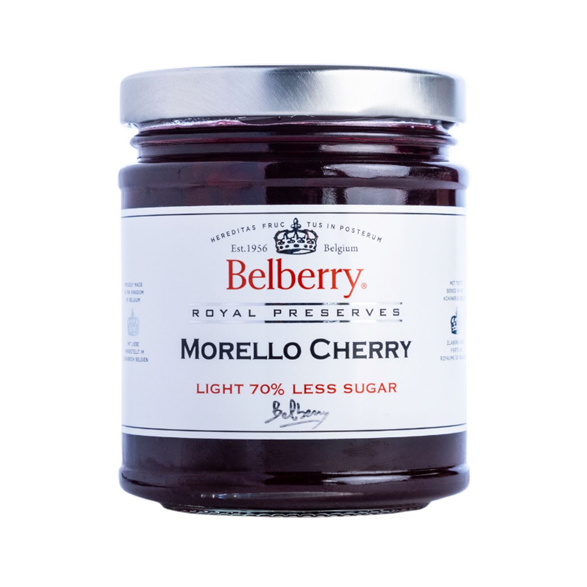 BELBERRY - Mermelada de Guinda bajo en azúcar Belberry 1 x 210 gr