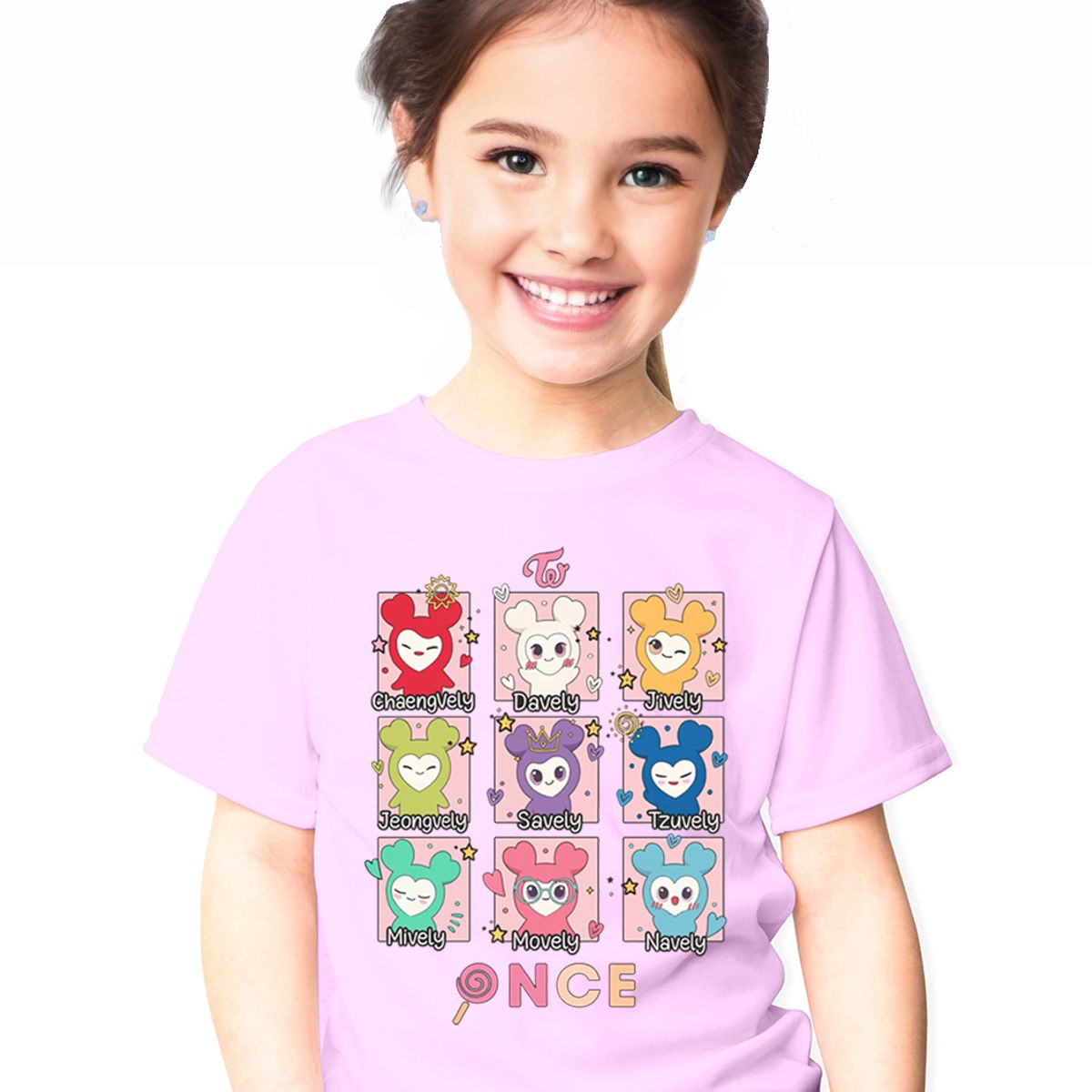 ROLY - Polera Diseño Kpop Twice Lovelys Cute Musica