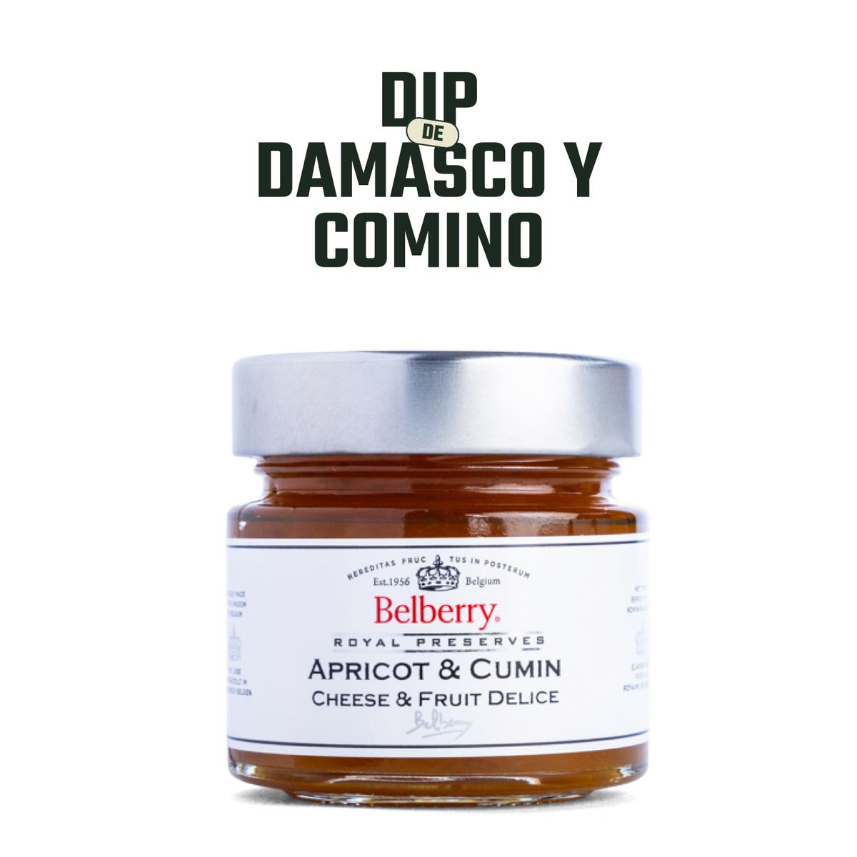 BELBERRY - Dip Albaricoque y Comino Belberry 1 x 130 gr