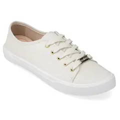 MOLECA - Zapatilla Casual de Mujer Blanco