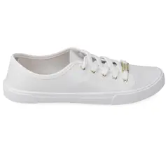MOLECA - Zapatilla Casual de Mujer Blanco