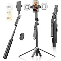 EVERSO - Estabilizador Celular Gimbal Selfie Stick Tripode Con Luz