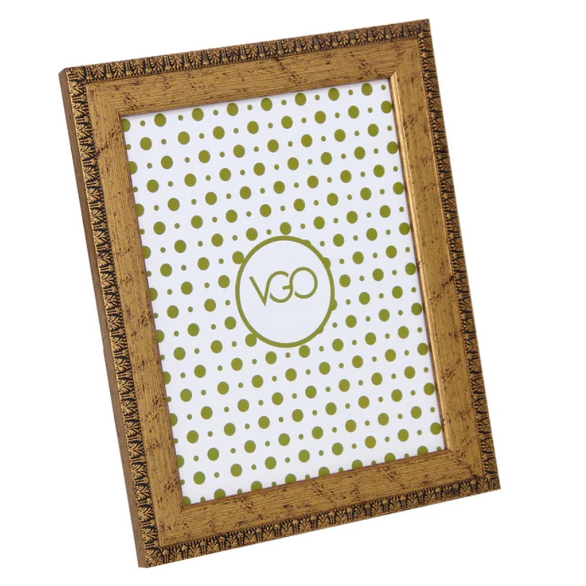 VGO - Marco ancho brilloso Dorado 10x15 cm Dorado Vgo