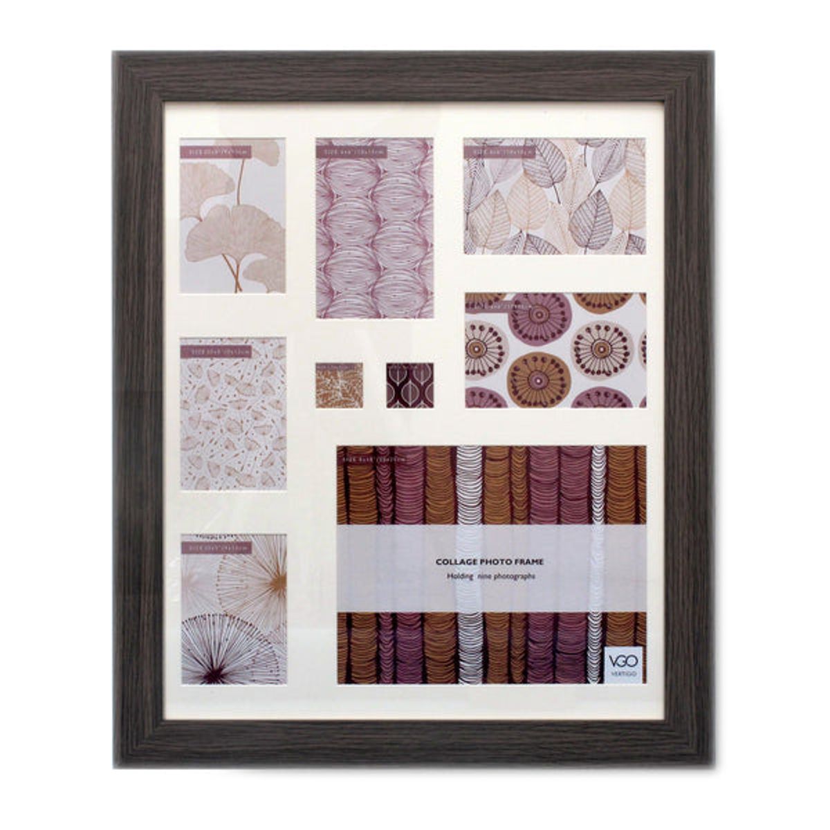 VGO - Marco madera Collage Marron 40x50 cm  9F Marron Vgo
