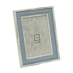 VGO - Marco simil madera rustico Celeste 10x15 cm Celeste