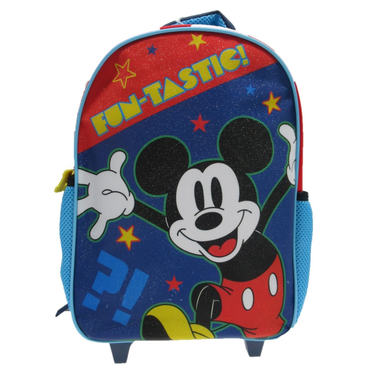 DISNEY - Mochila Escolar con Ruedas Niño FunTastic Mickey Azul Disney