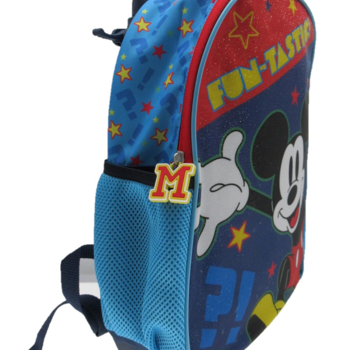 DISNEY - Mochila Escolar con Ruedas Niño FunTastic Mickey Azul Disney