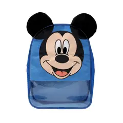 DISNEY - Mochila Escolar Niño Orejas Mickey Azul