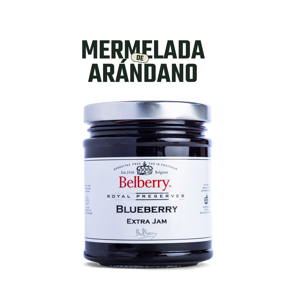 BELBERRY - Mermelada de Arándano Belberry 1 x 215 gr
