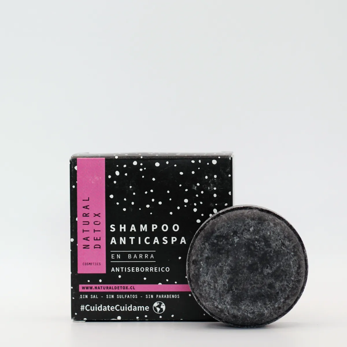 NATURAL DETOX - Shampoo Anticaspa Grasa Barra