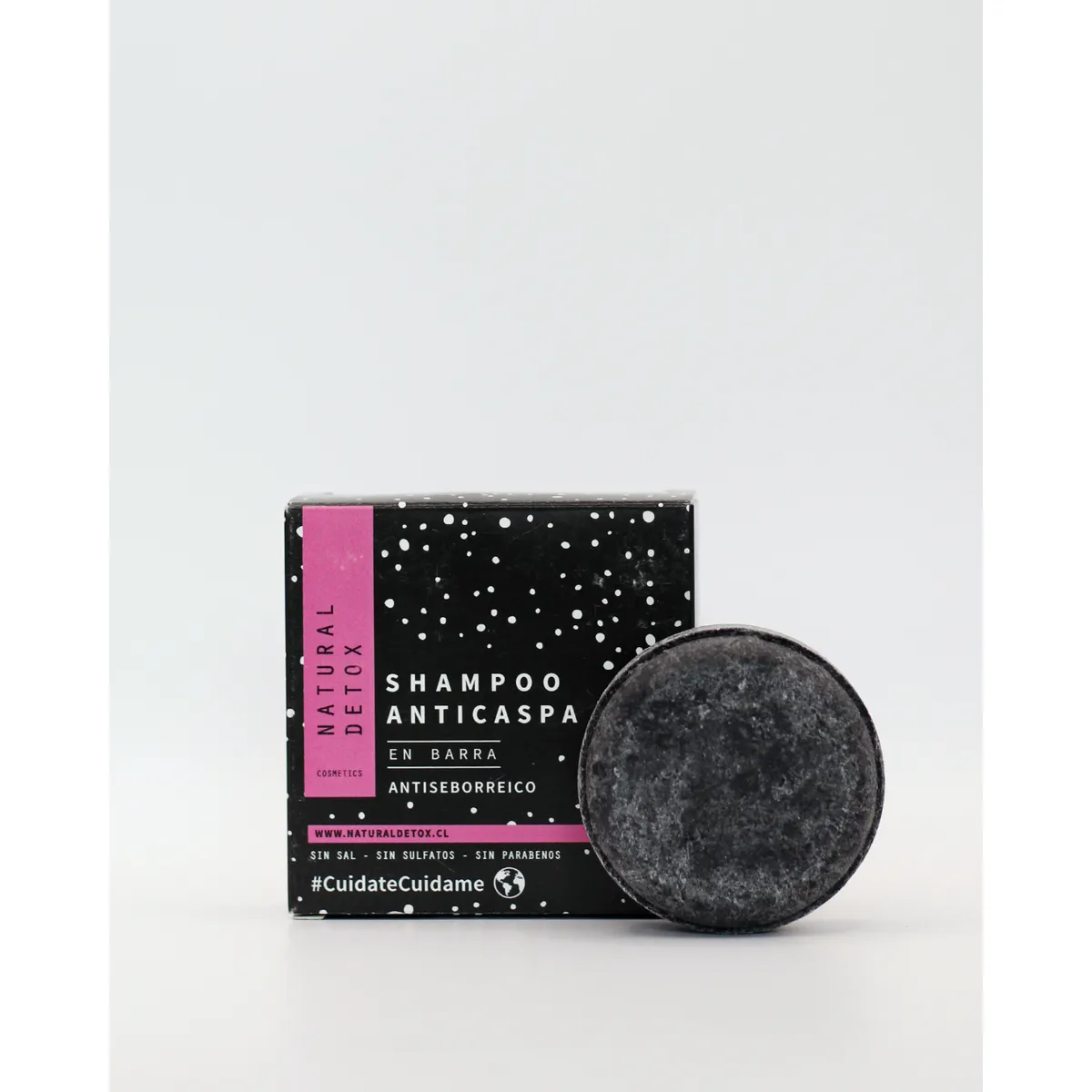 NATURAL DETOX - Shampoo Anticaspa Grasa Barra