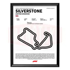 GENERICO - Cuadro Formula 1 Silverstone Reino Unido