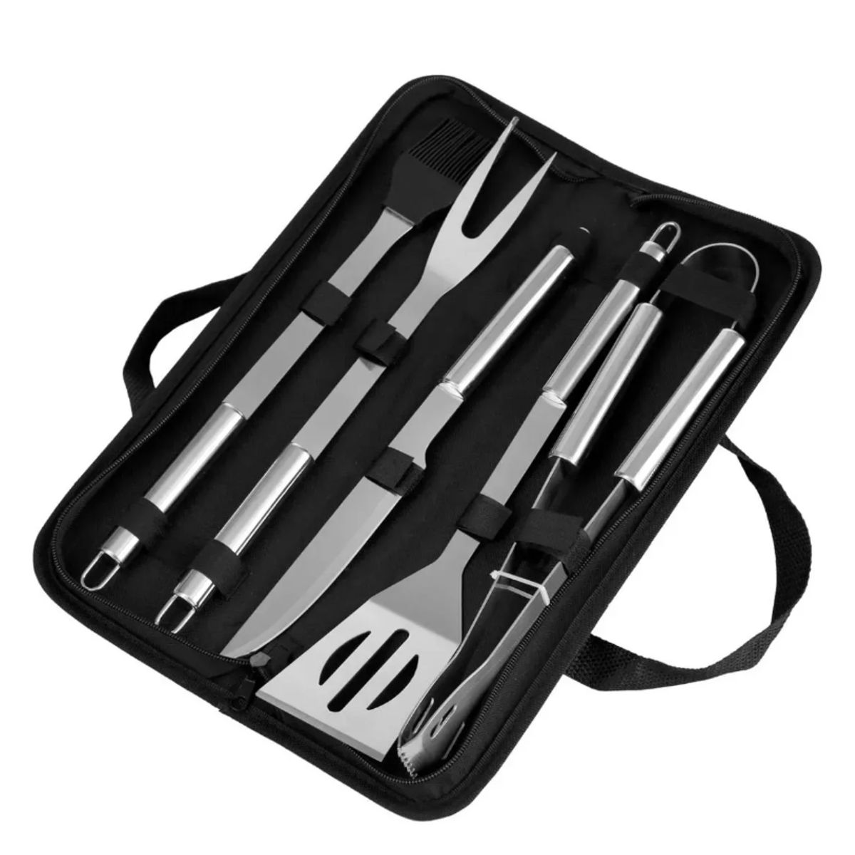 GENERICO - Set Parrillero Asado Utensilios Asado Accesorios Parrilla