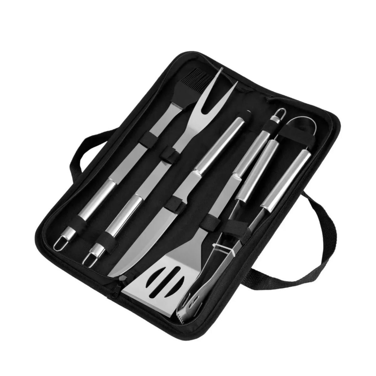 GENERICO - Set Parrillero Asado Utensilios Asado Accesorios Parrilla