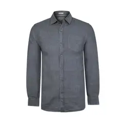 ROCKFORD - Camisa Lino Orgánico Hombre Linen Gris