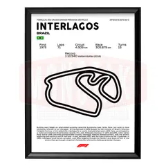GENERICO - Cuadro Formula 1 Interlagos Brasil
