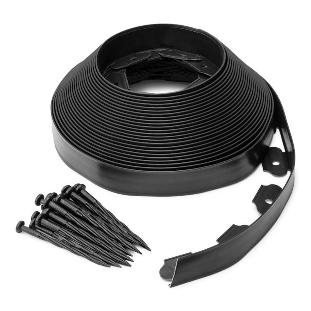 SOHOGAR - Borde separador de jardín plástico 5 m