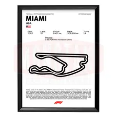 GENERICO - Cuadro Formula 1 Miami USA Grand Prix