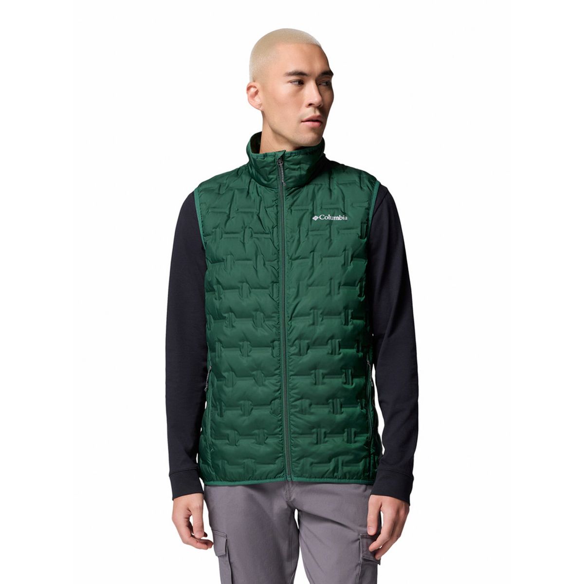 COLUMBIA - Parka WaterRep Hombre Delta Ridge IIDown Verde COLUMBIA