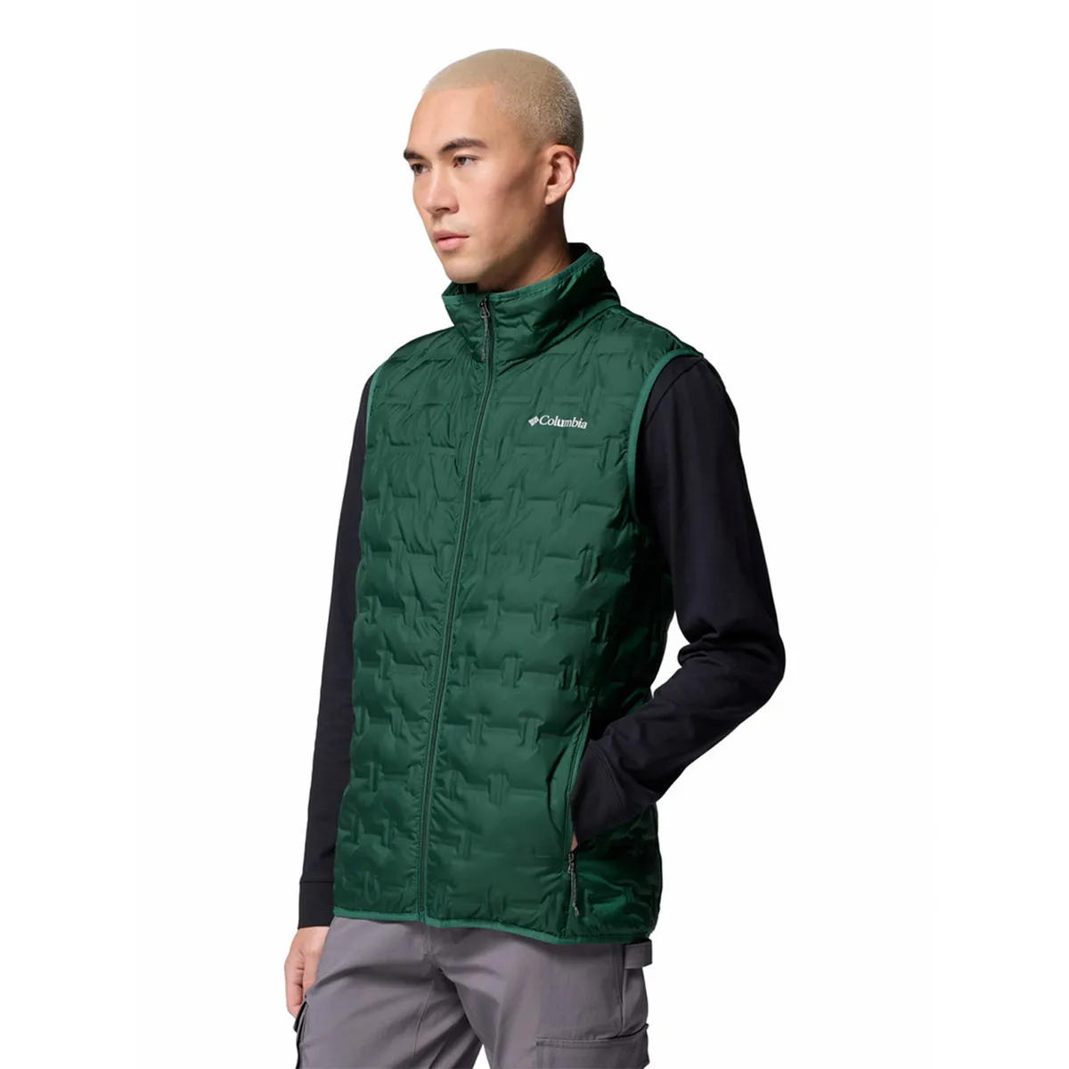 COLUMBIA - Parka WaterRep Hombre Delta Ridge IIDown Verde COLUMBIA
