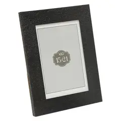 VGO - Marco símil piedra Negro 15x20 cm Negro