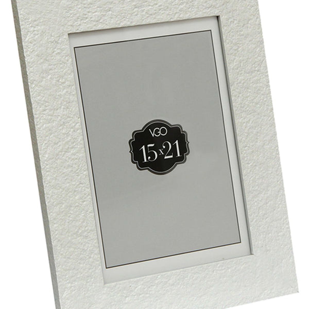 VGO - Marco símil piedra Blanco 20x25 cm Blanco Vgo