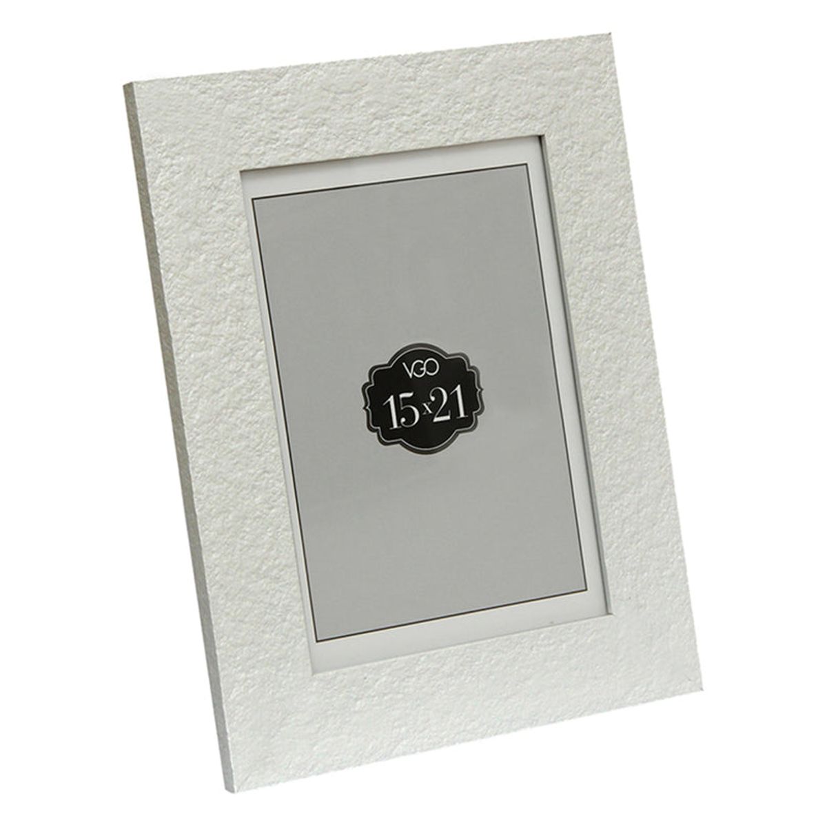 VGO - Marco símil piedra Blanco 20x25 cm Blanco Vgo