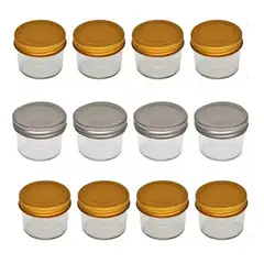 GENERICO - Envases de Plástico con Tapas Herméticas Transparentes Pack x12