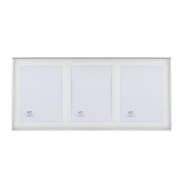 Marco metal Multiple Plateado 13x18 cm 3F Plateado