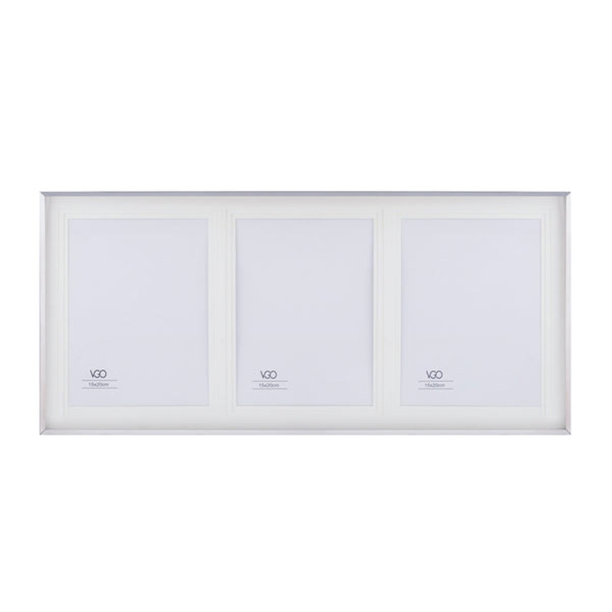 VGO - Marco metal Multiple Plateado 15x21 cm  3F Plateado Vgo